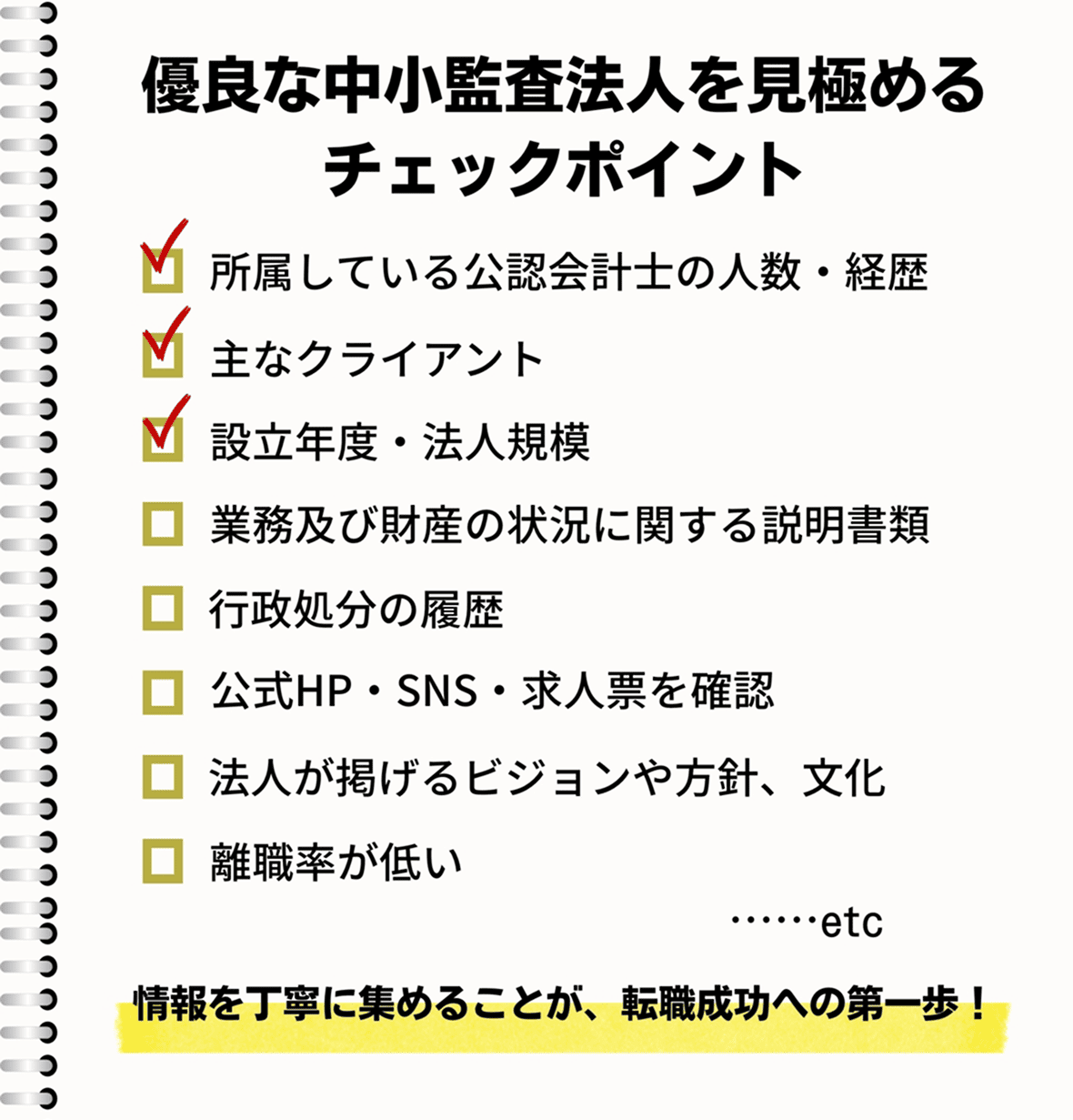 優良な中小監査法人を見極めるポイント